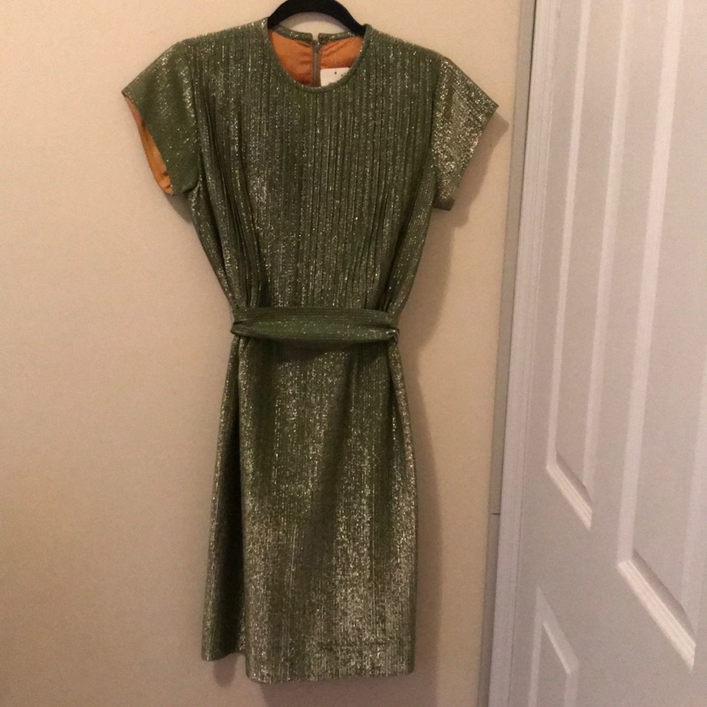 Vintage Green Lurex Dress